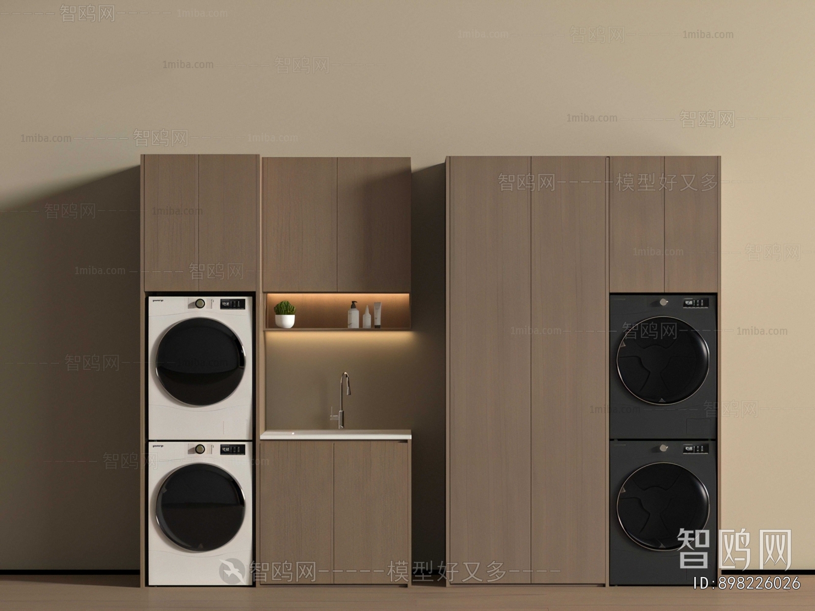 Modern Laundry Cabinet