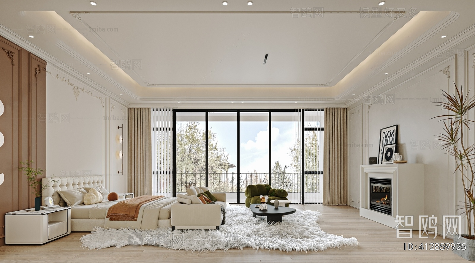 French Style Bedroom