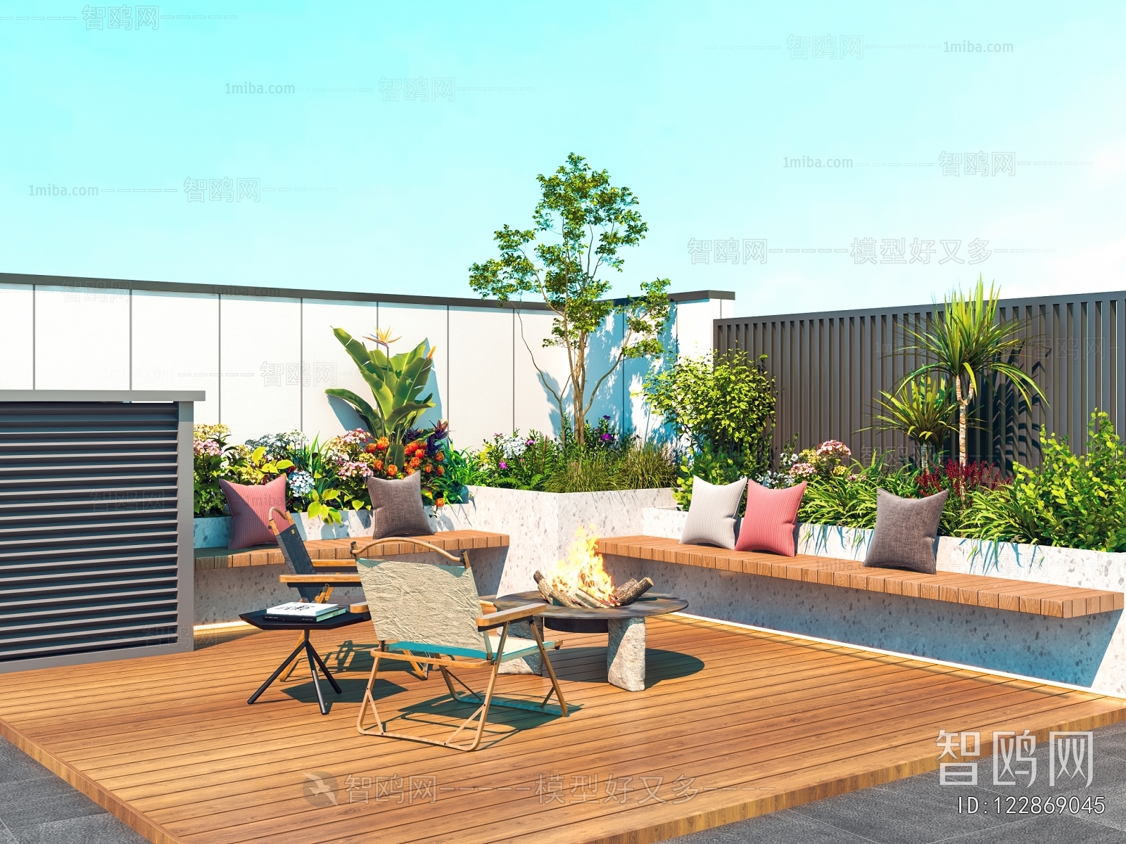 Modern Courtyard/landscape