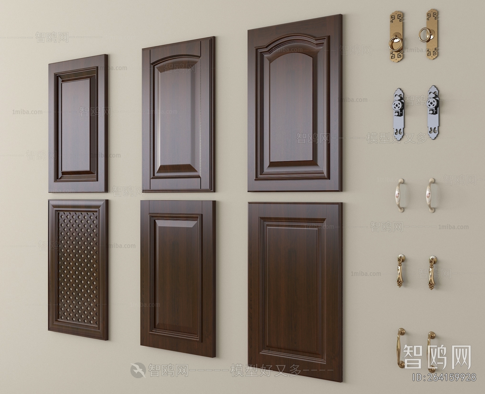 New Chinese Style Door Panel