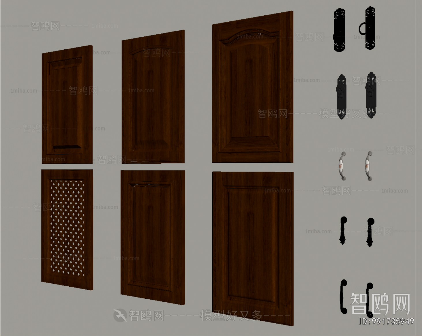 New Chinese Style Door Panel