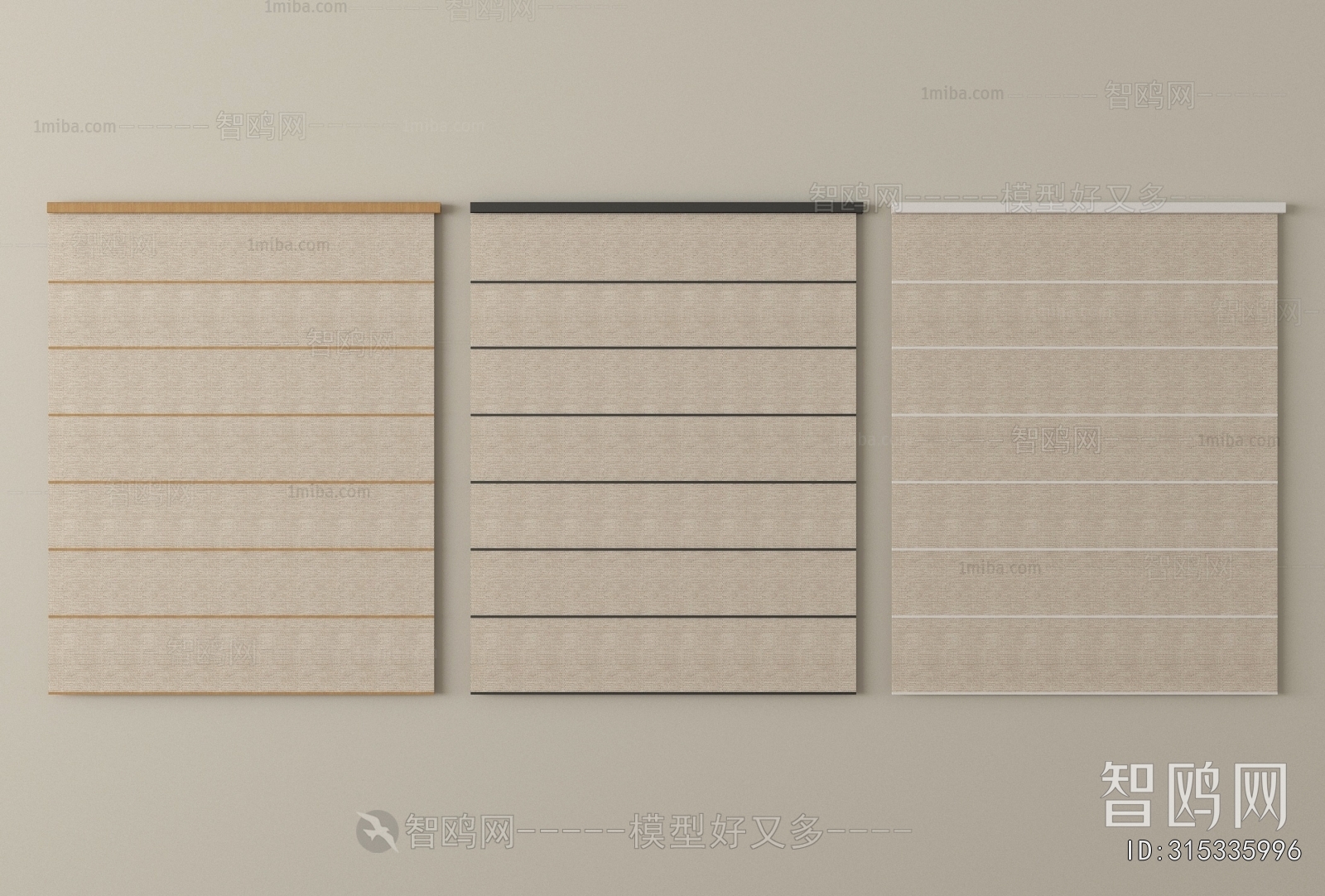 New Chinese Style Roman Curtain