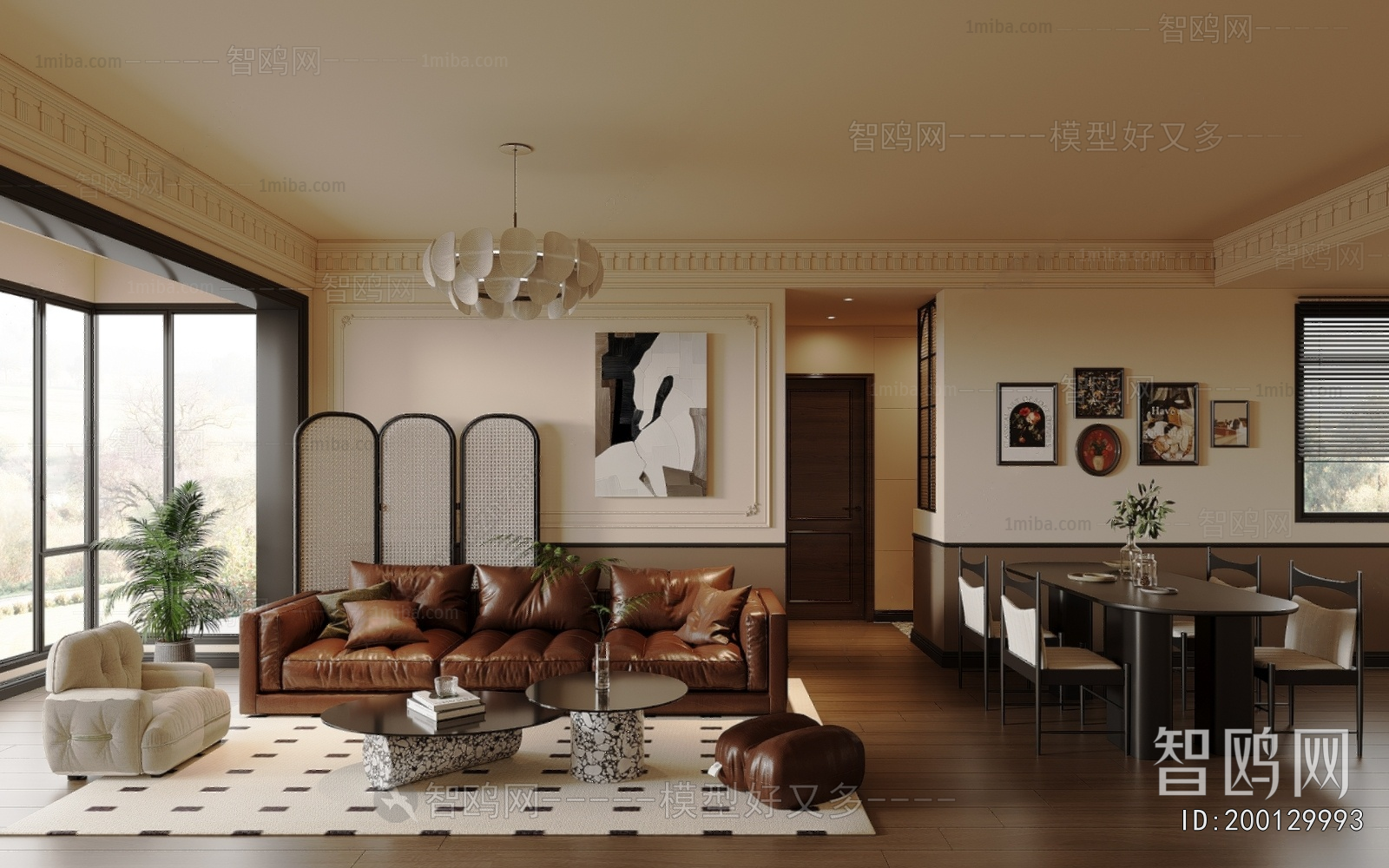 American Style A Living Room