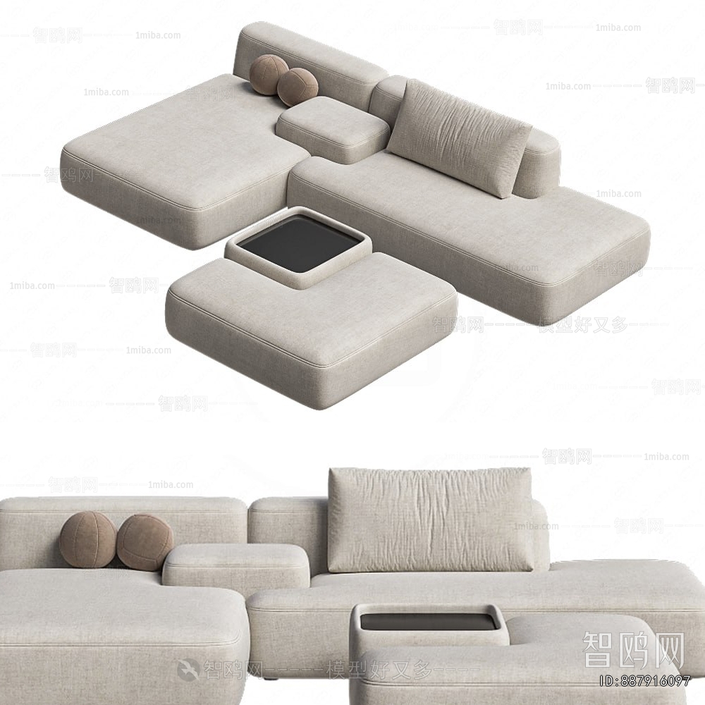 Modern Multi Person Sofa