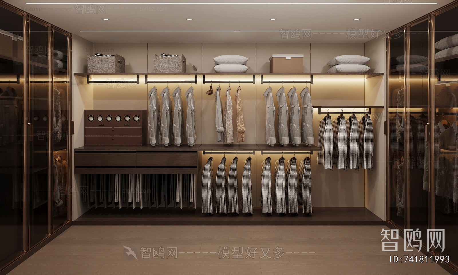 Modern Clothes Storage Area