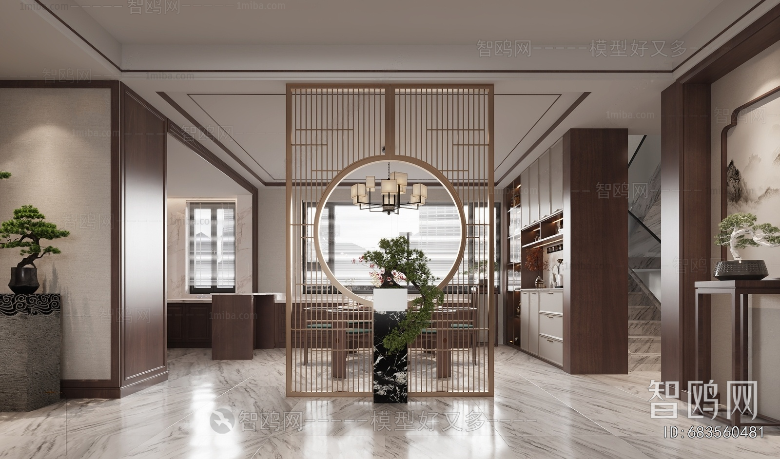 New Chinese Style Hallway