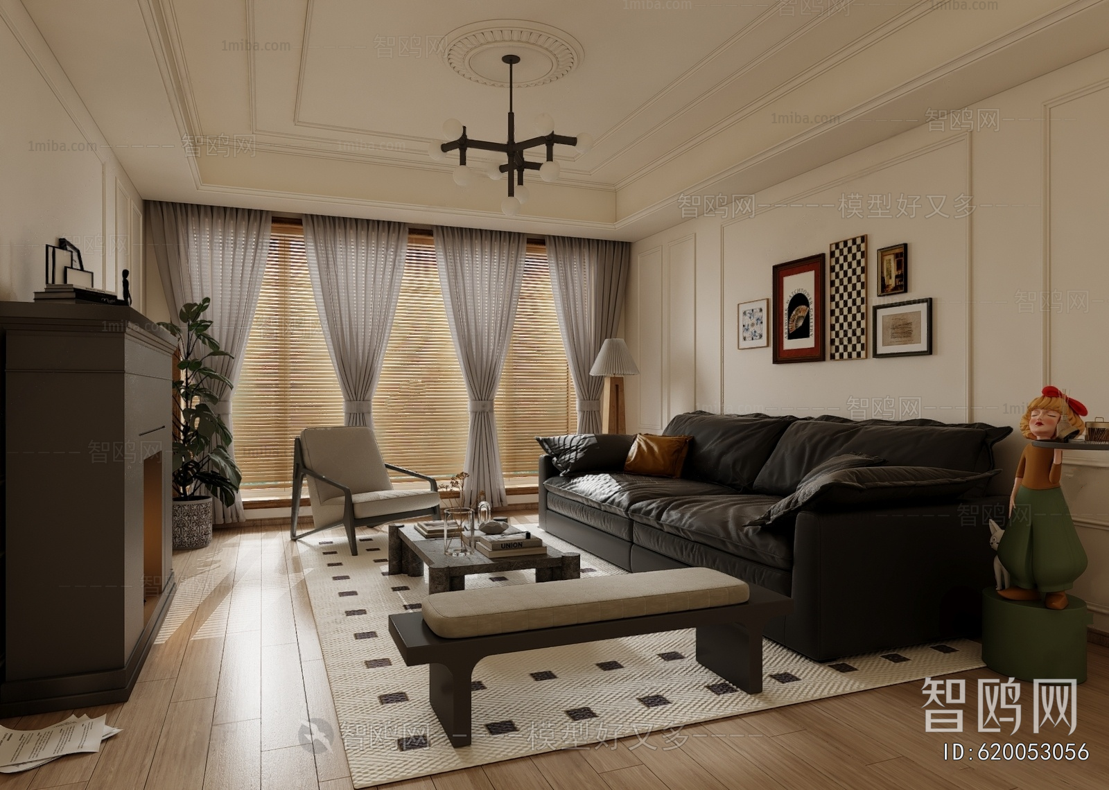 American Style A Living Room