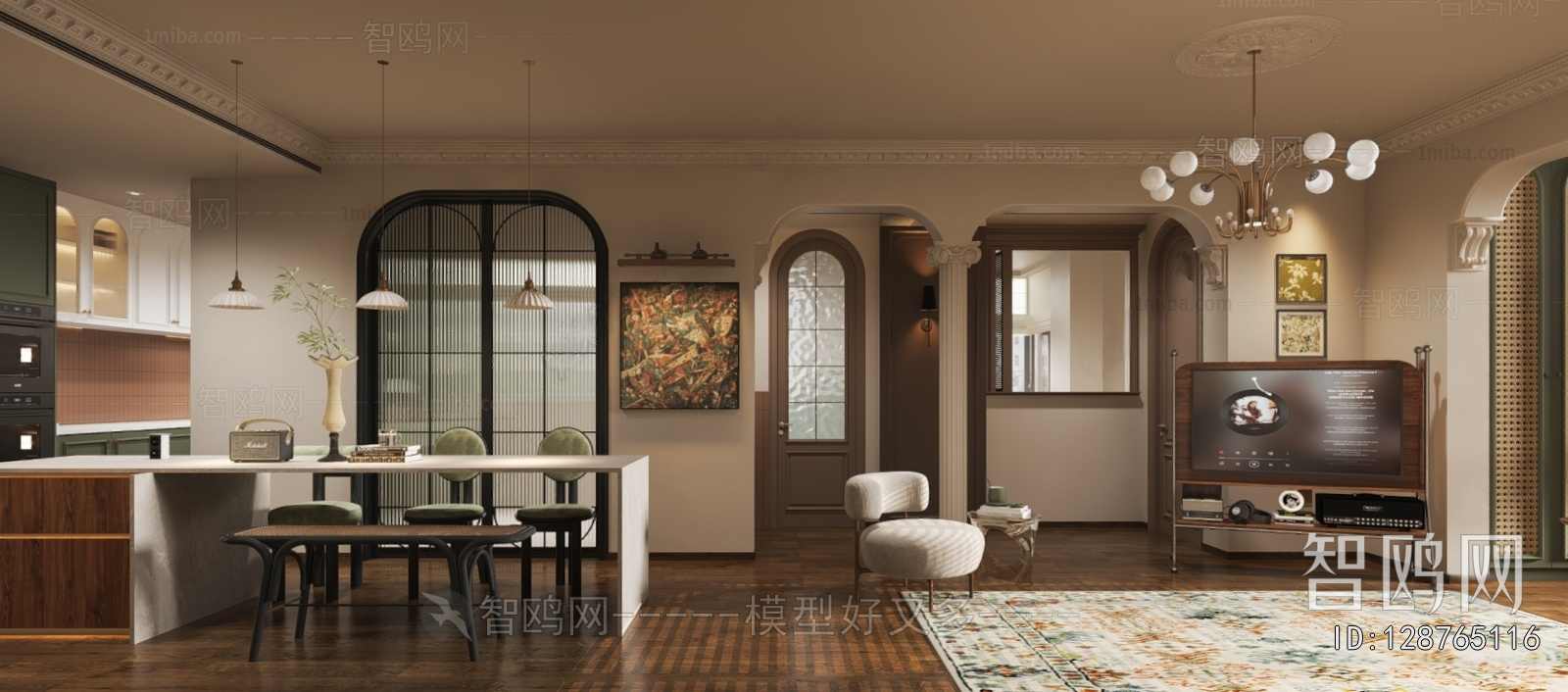 French Style A Living Room