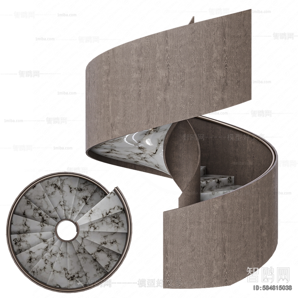 Modern Rotating Staircase