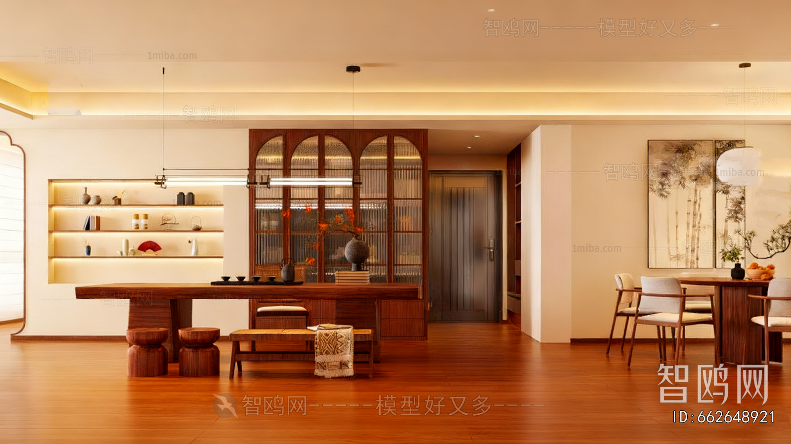 New Chinese Style Dining Room