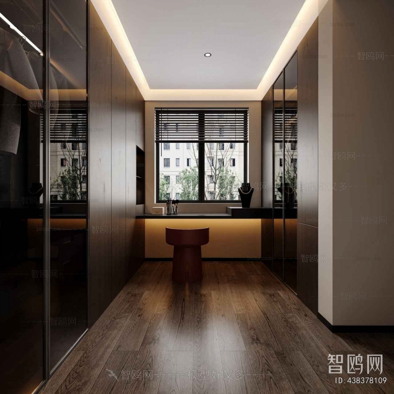 Modern Clothes Storage Area