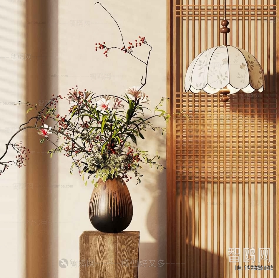 Wabi-sabi Style Flower Arrangement