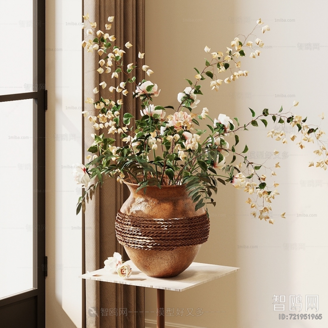 Retro Style Flower Arrangement