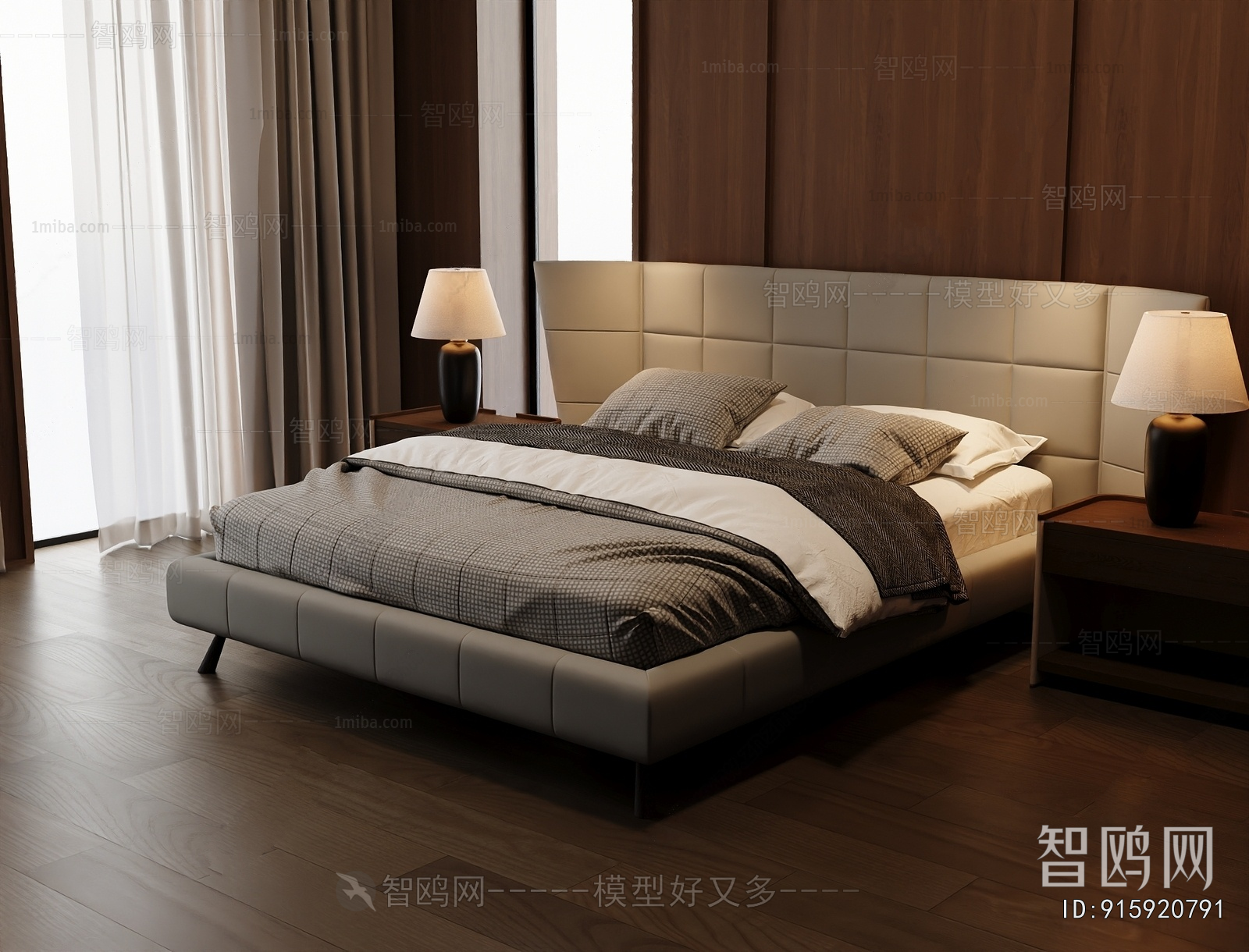 Modern Double Bed