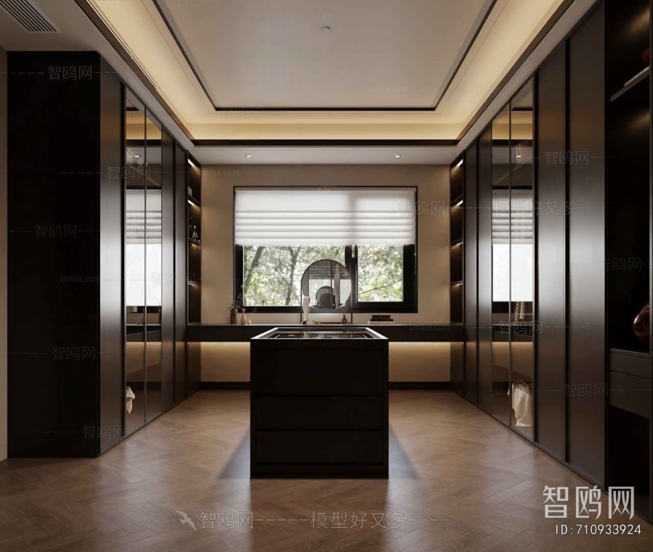 Modern Clothes Storage Area