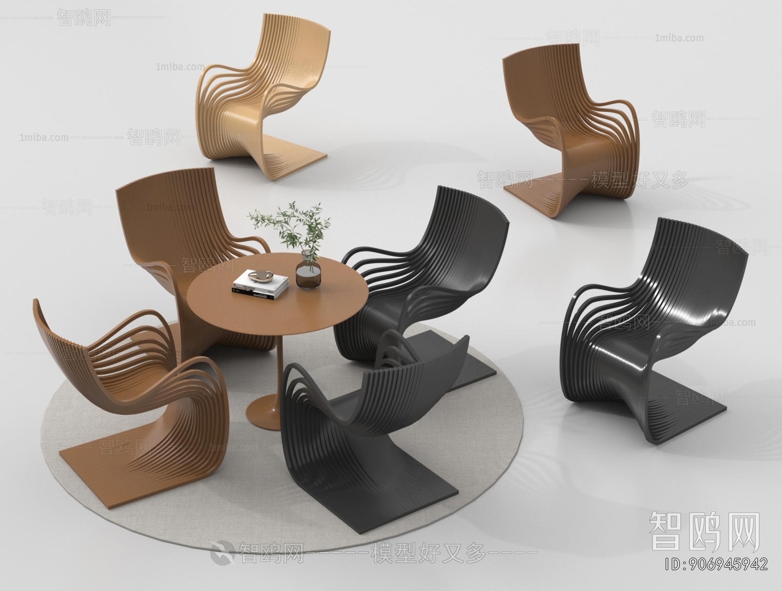 Modern Leisure Table And Chair