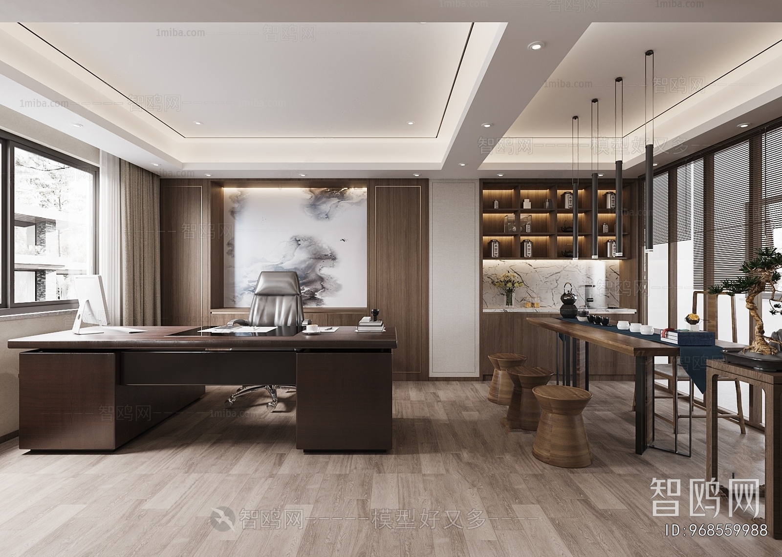 New Chinese Style Manager's Office