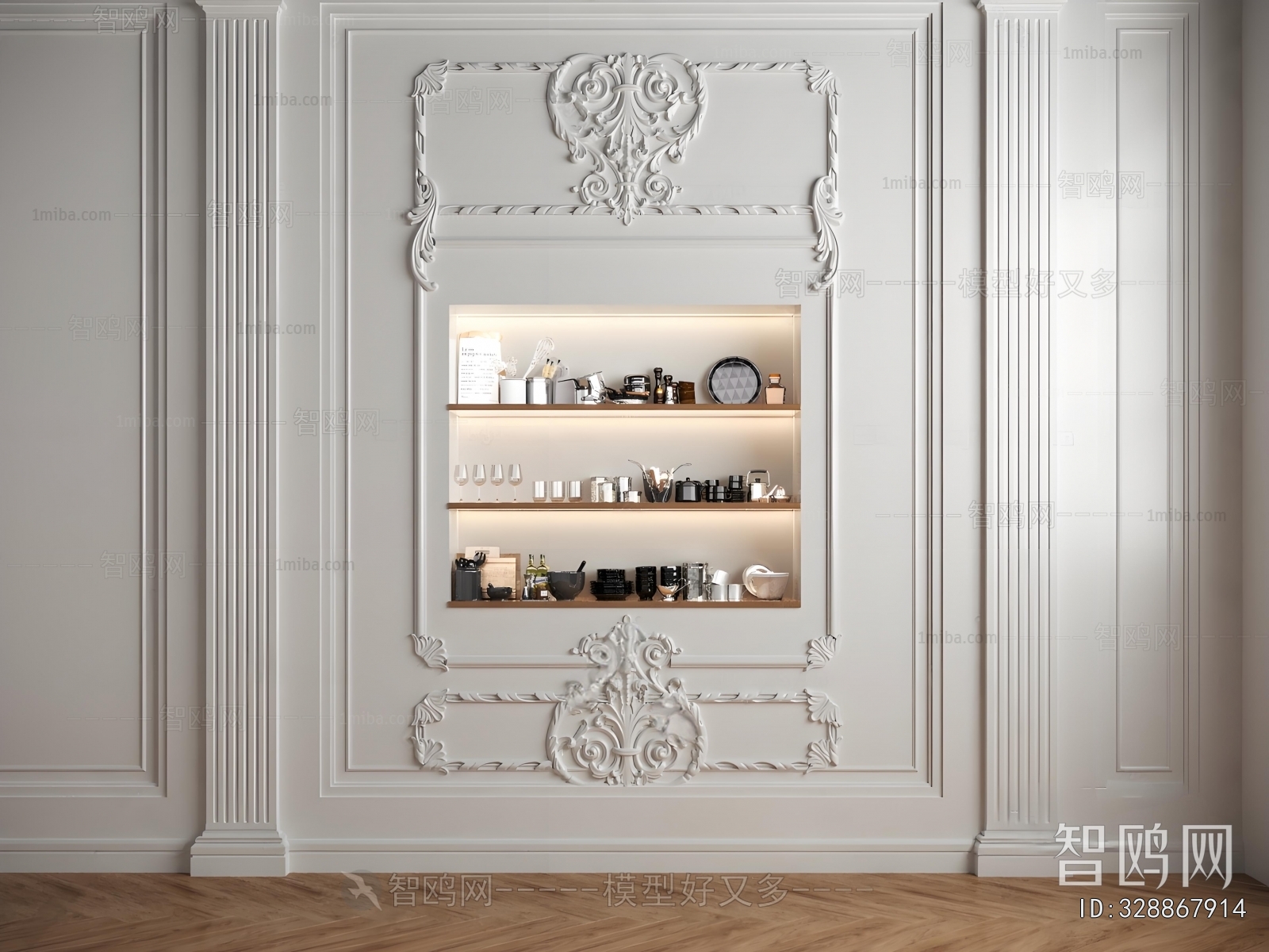 European Style TV Wall