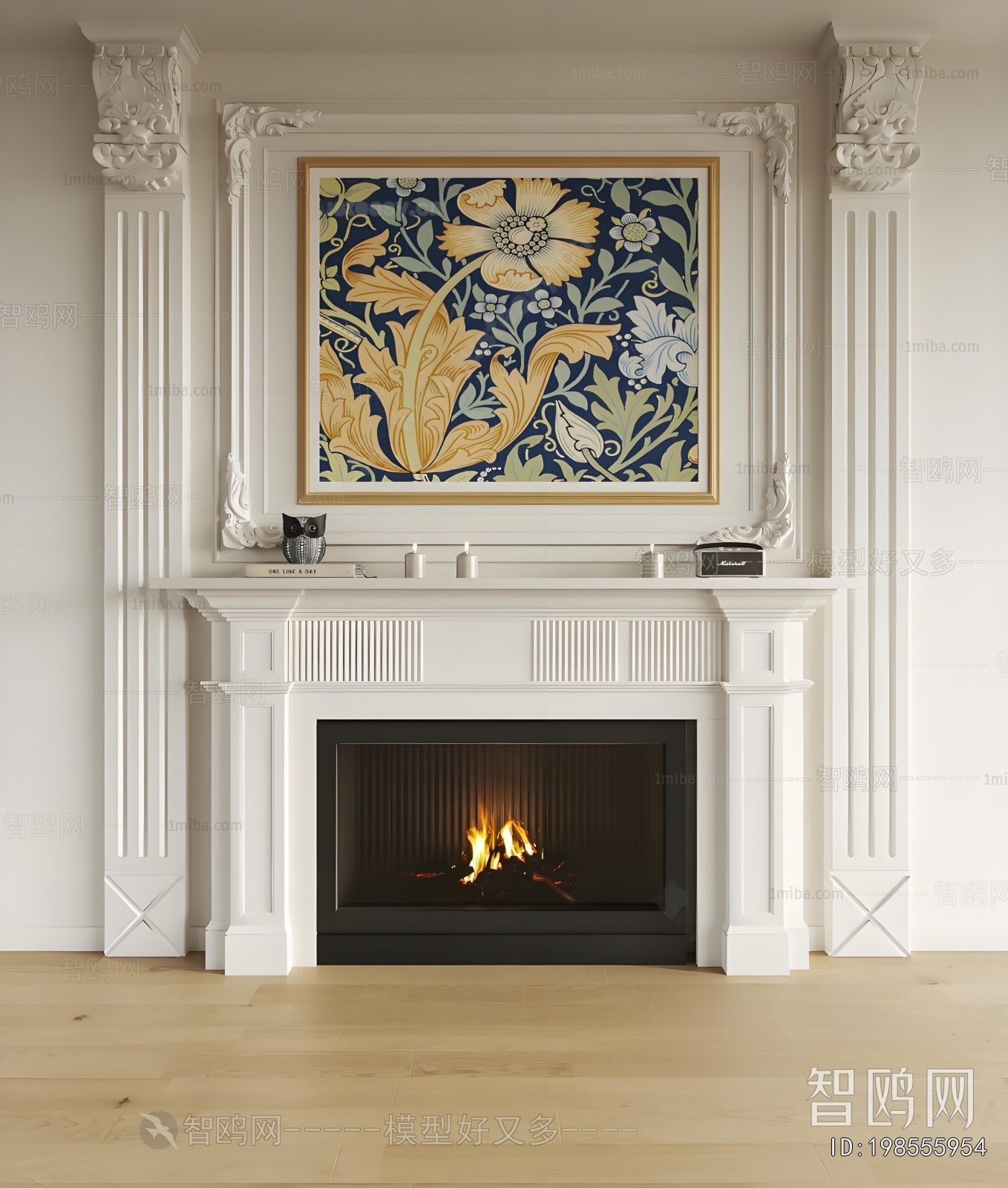 European Style Fireplace