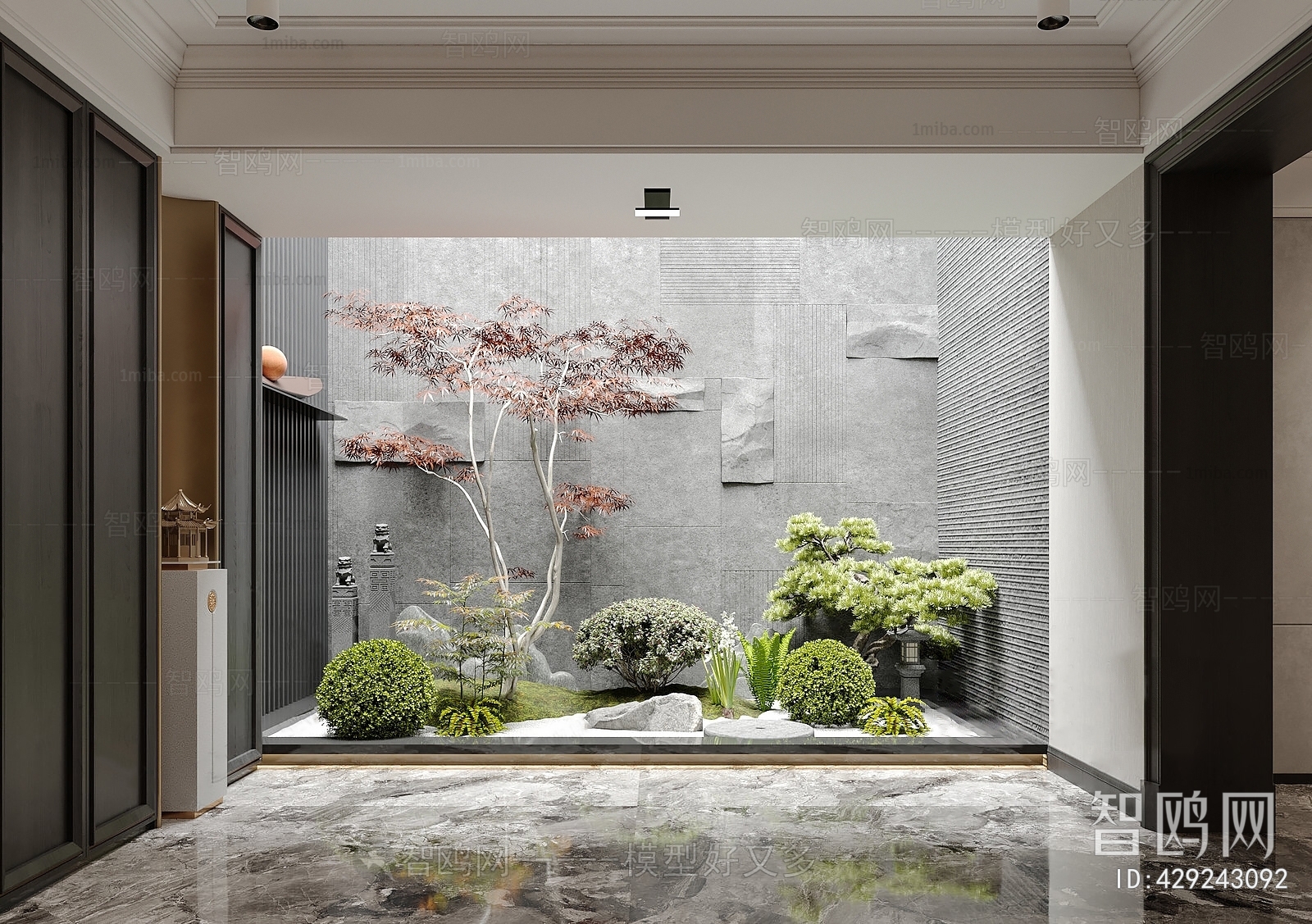 New Chinese Style Plant Landscaping