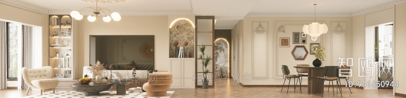 French Style A Living Room