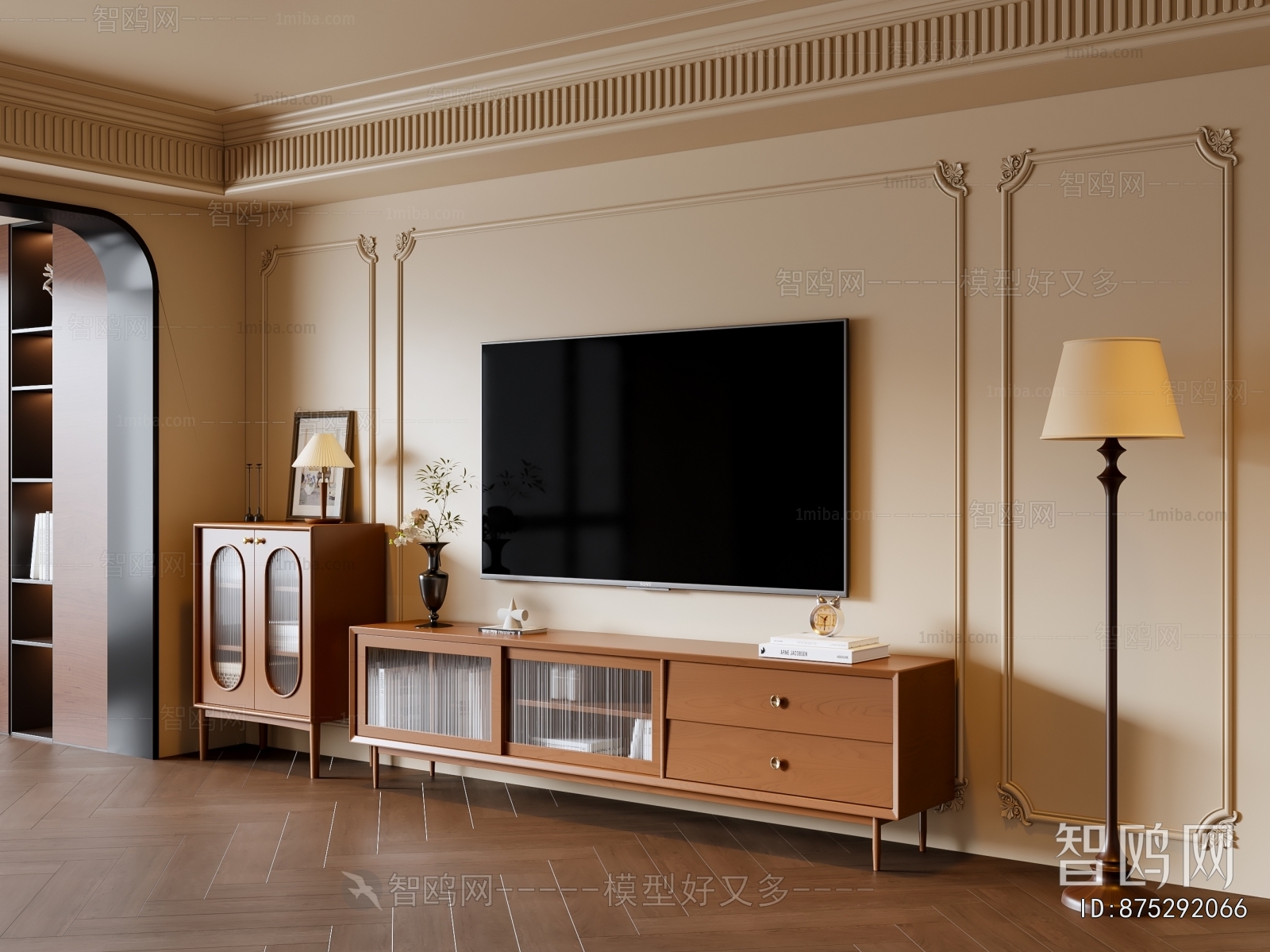 French Style TV Cabinet