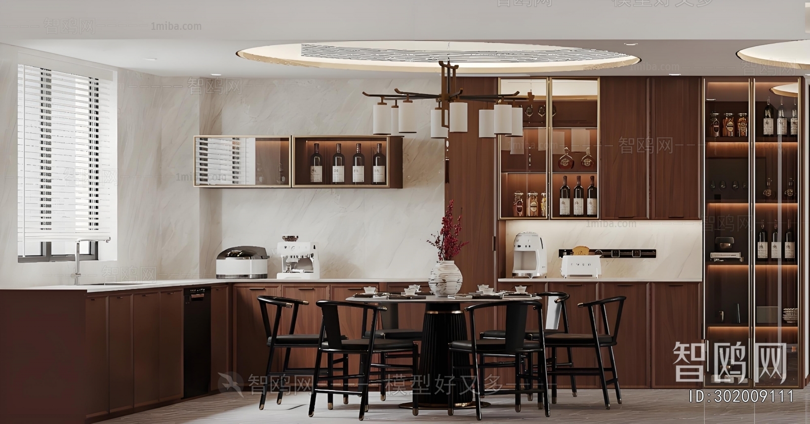 New Chinese Style Dining Room