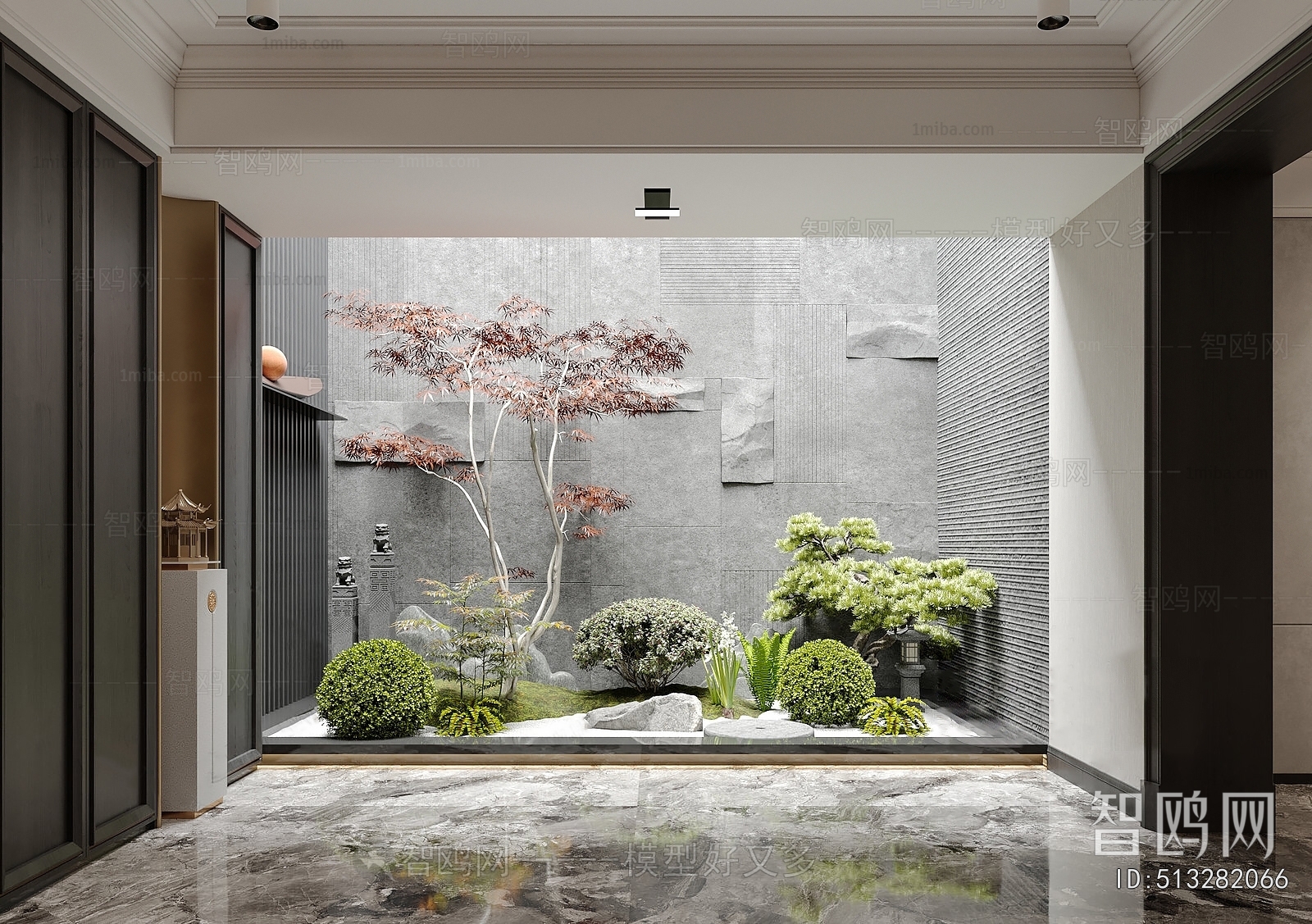 New Chinese Style Plant Landscaping