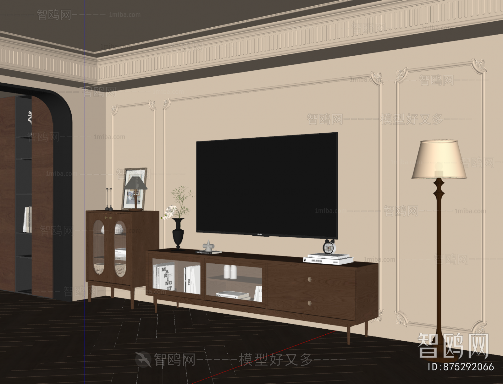 French Style TV Cabinet