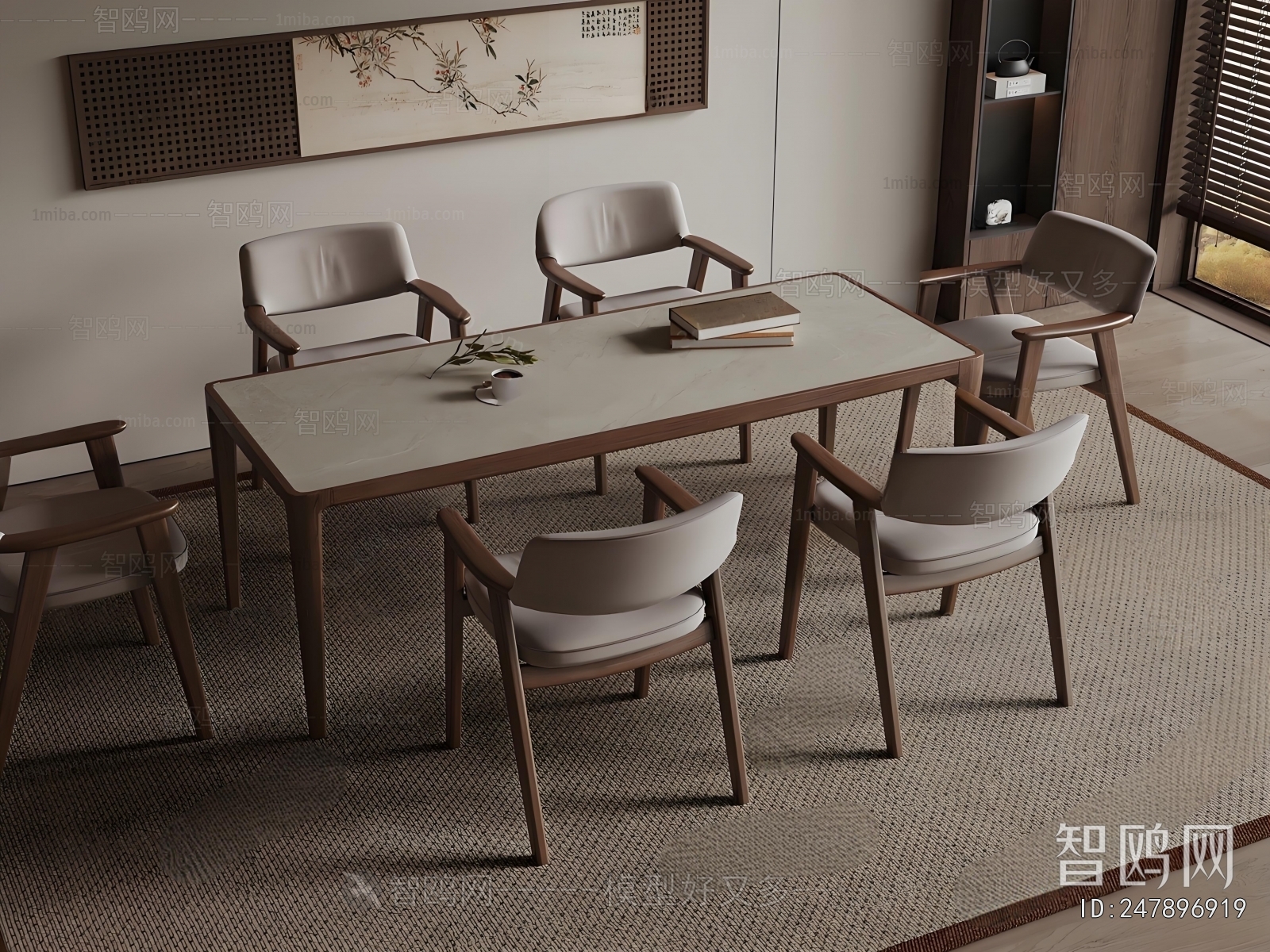 New Chinese Style Dining Table And Chairs