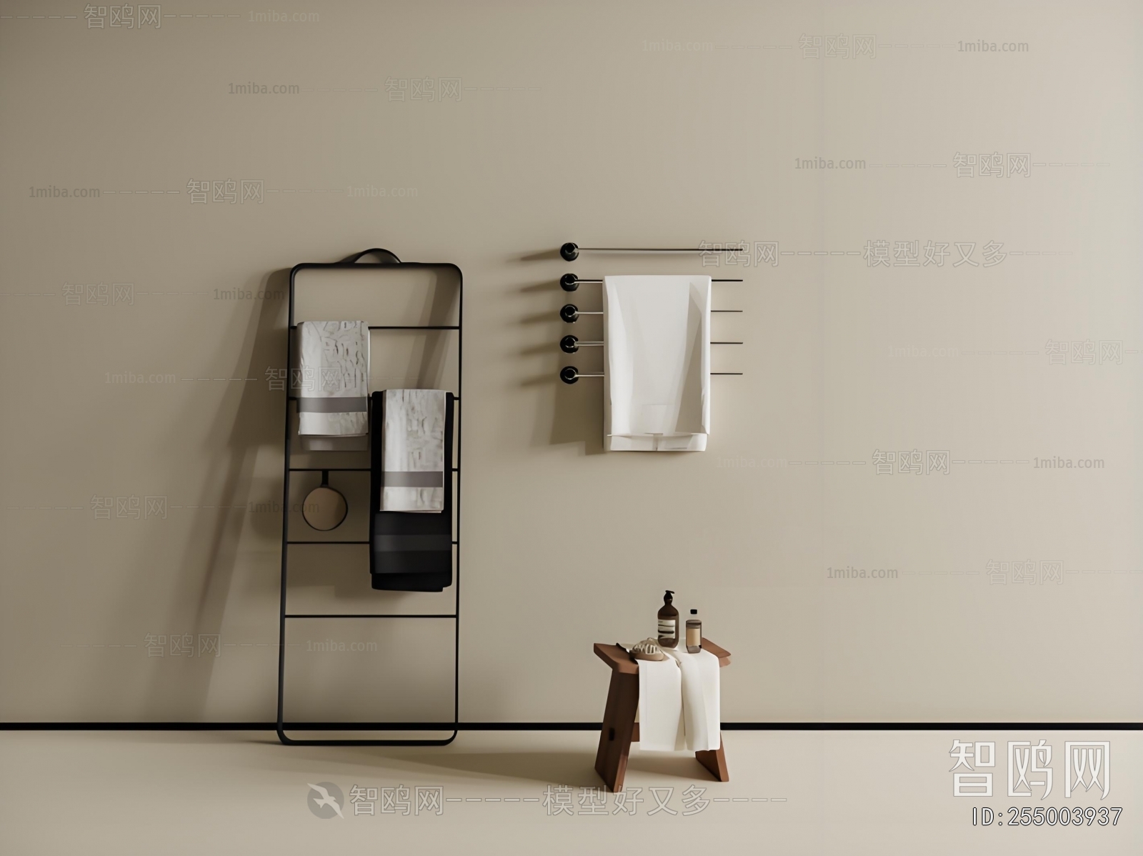 Modern Bathroom Rack