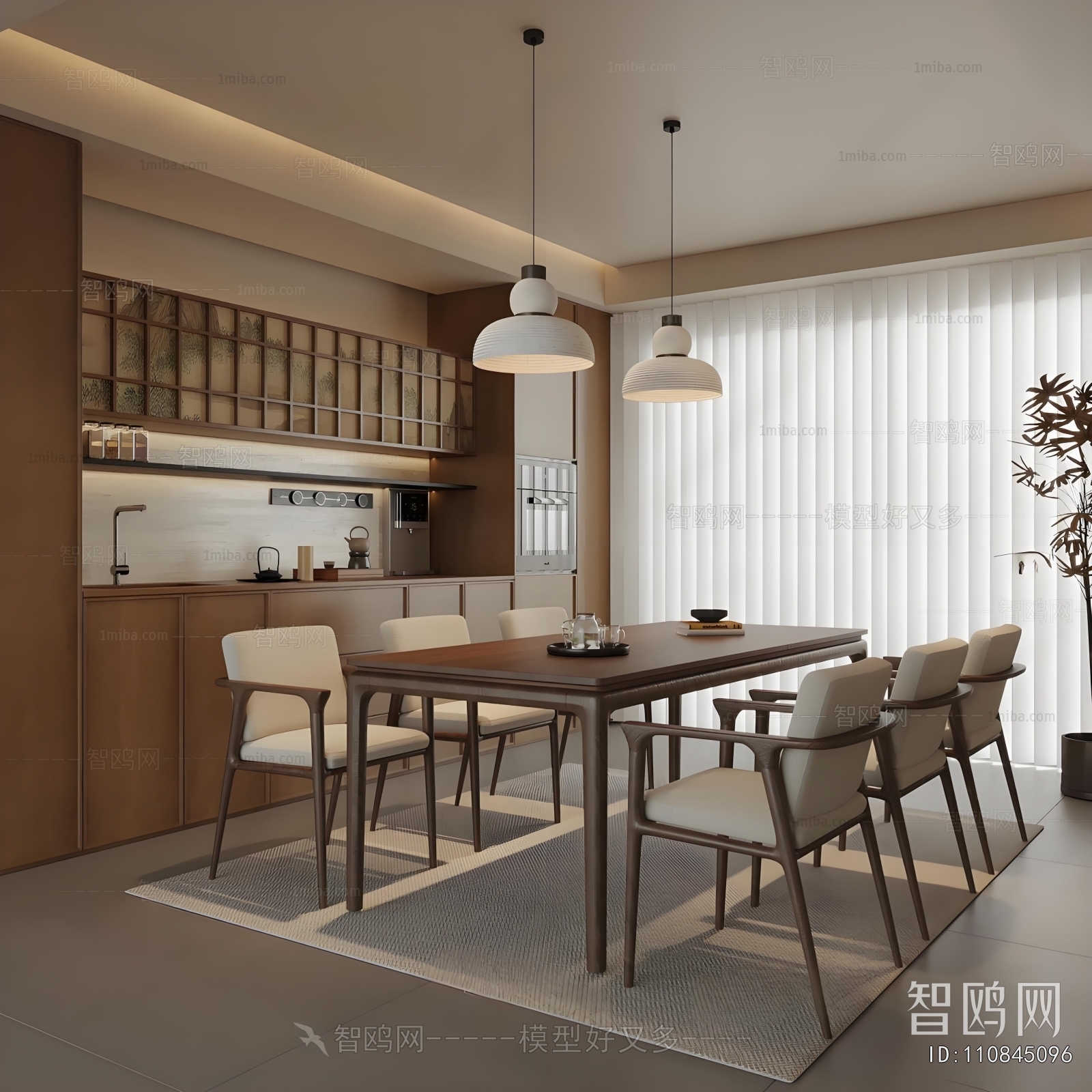 New Chinese Style Dining Room