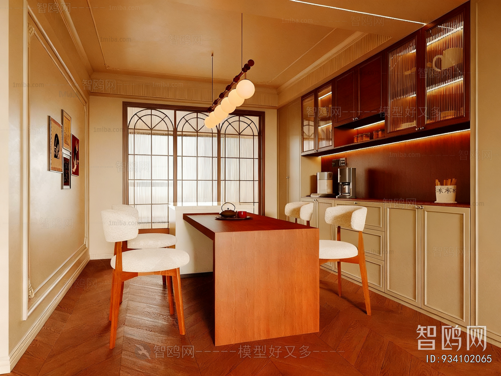 New Chinese Style Dining Room