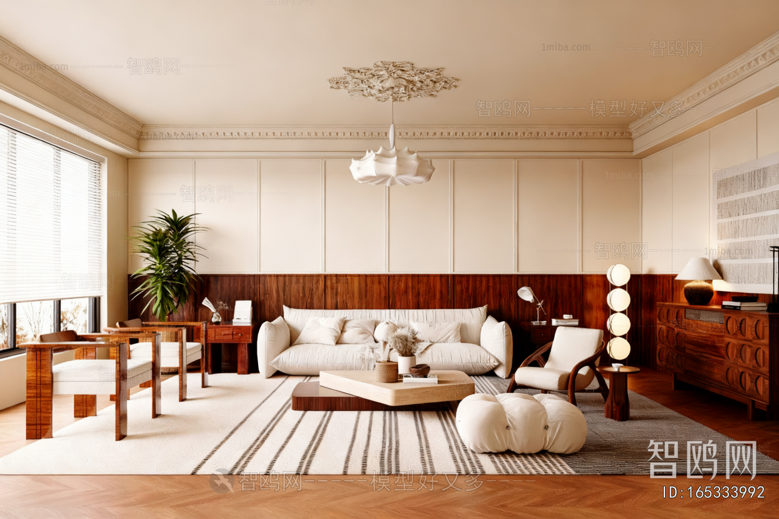 Wabi-sabi Style A Living Room