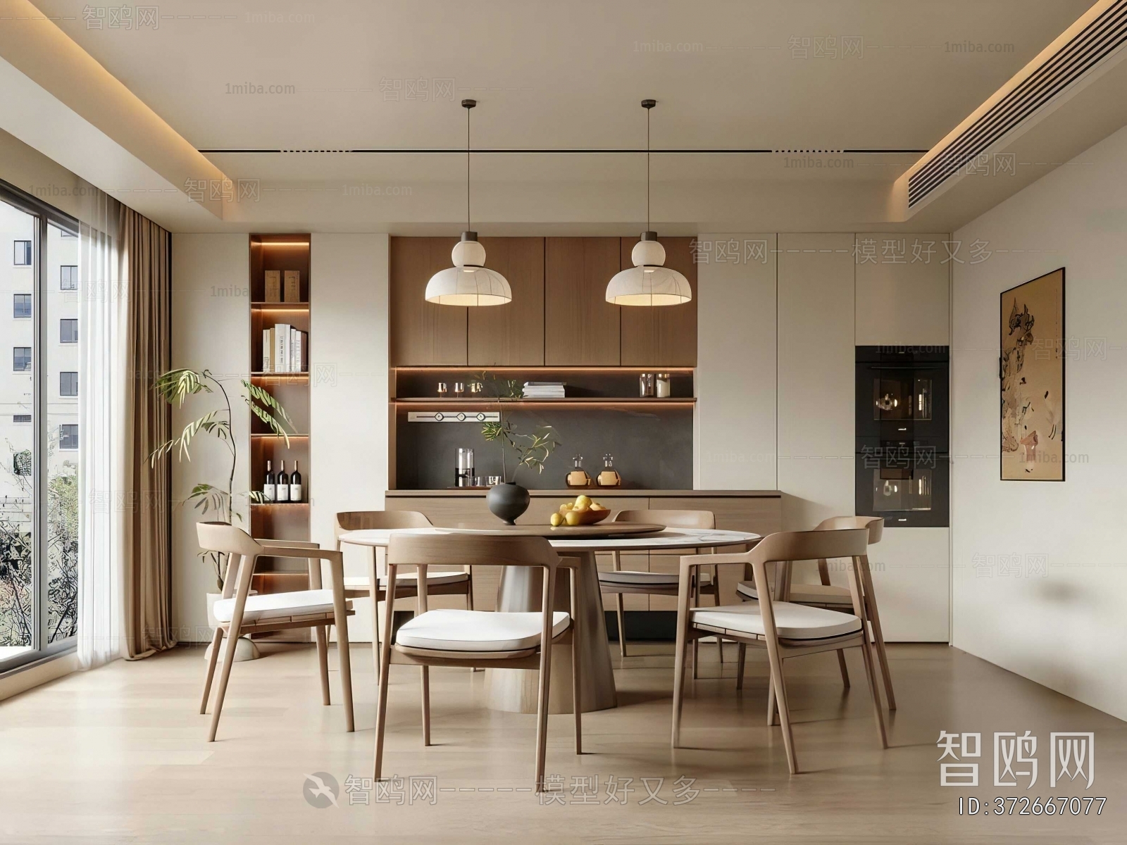 New Chinese Style Dining Room