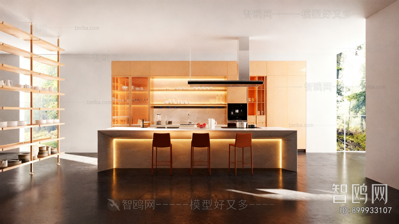 Modern Open Kitchen