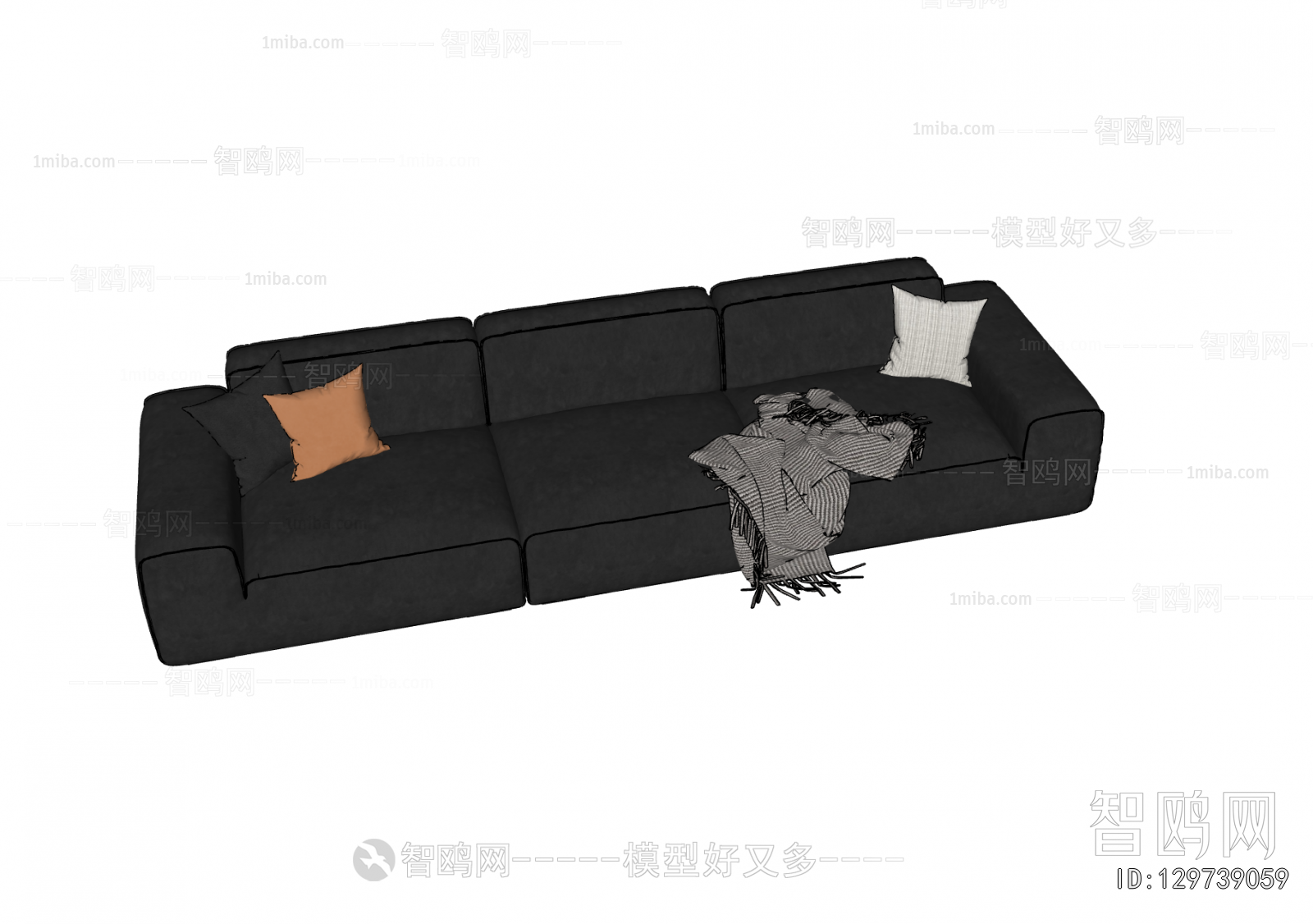 Modern Three-seat Sofa
