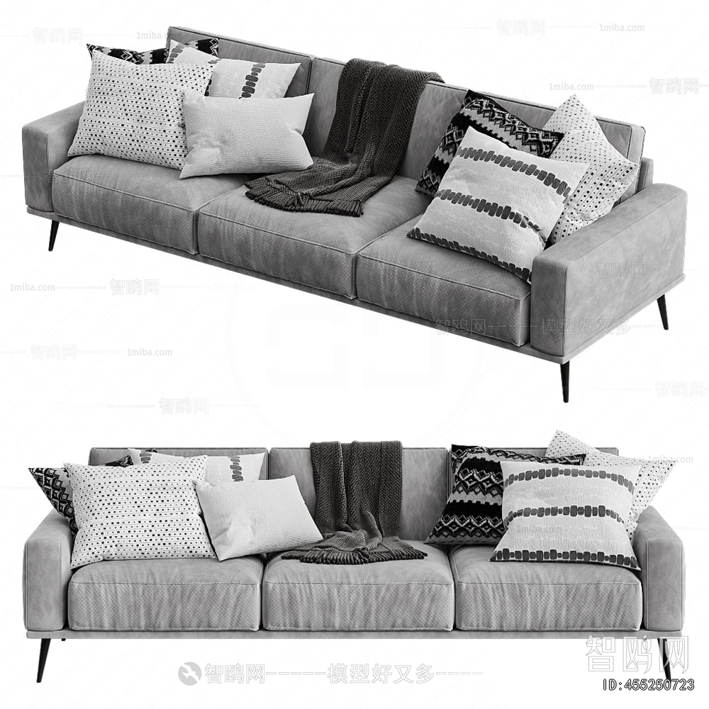 Modern Three-seat Sofa