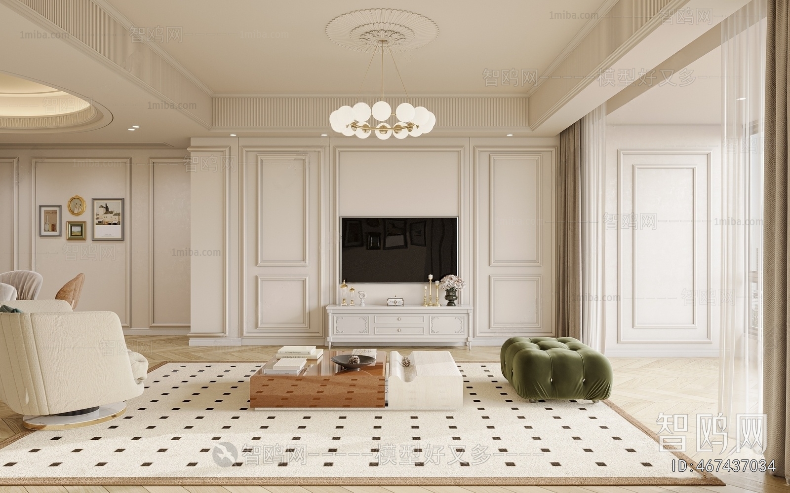 French Style A Living Room