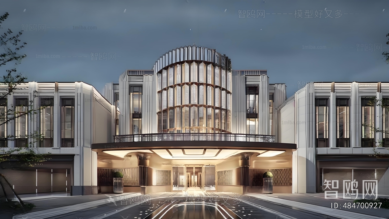 Modern Appearance Of Commercial Building