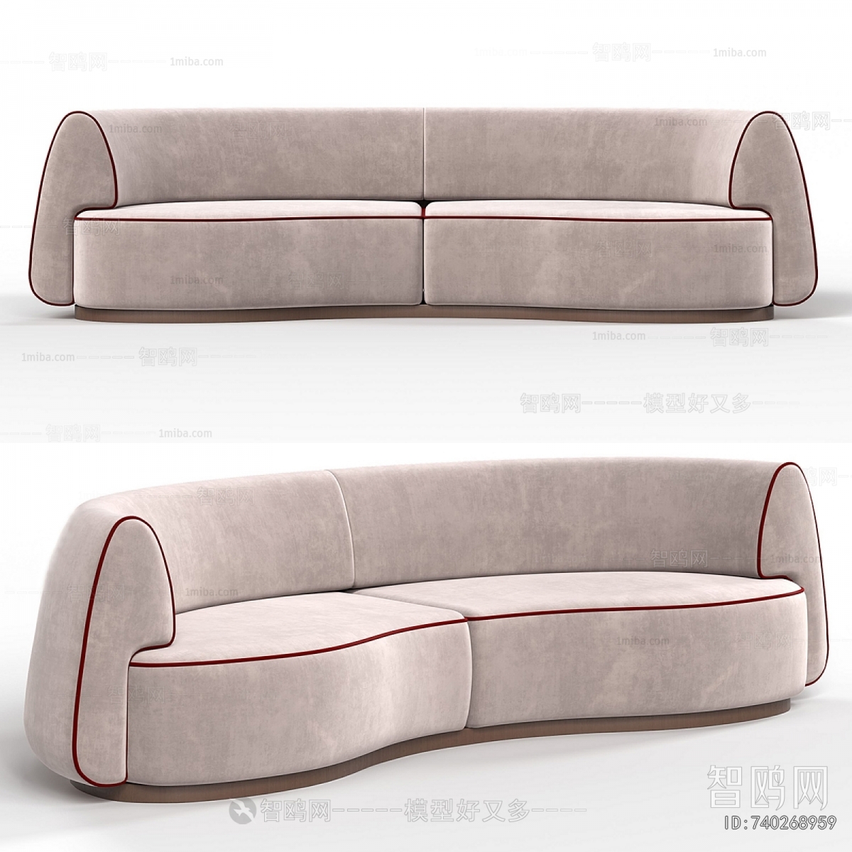 Modern Curved Sofa