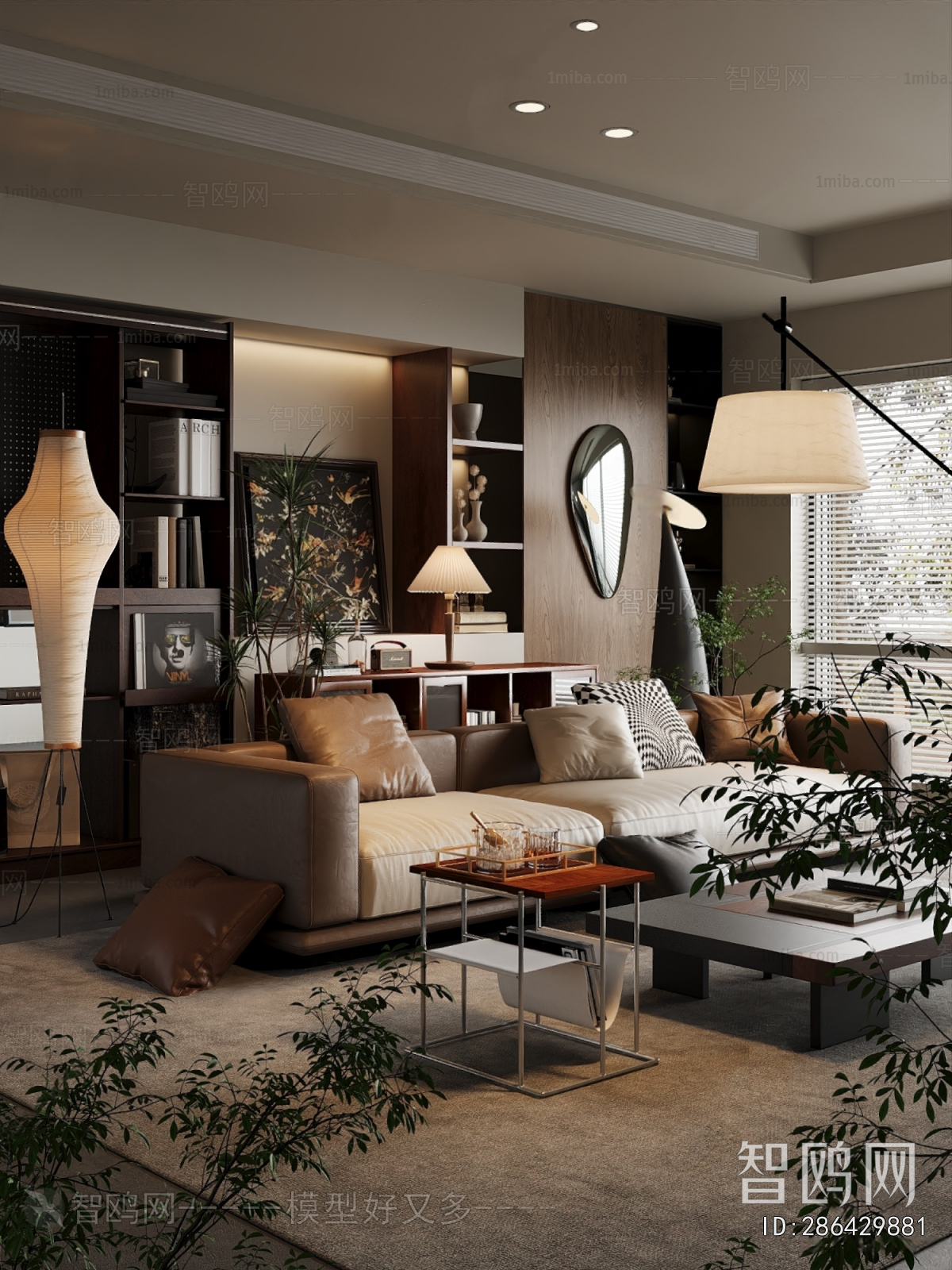 Wabi-sabi Style A Living Room