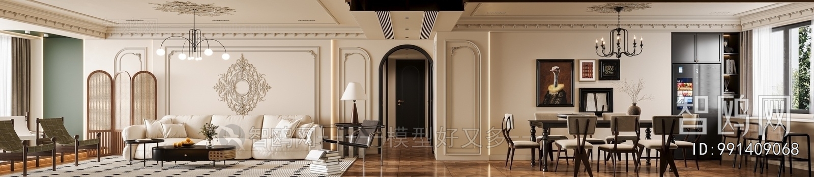 French Style A Living Room