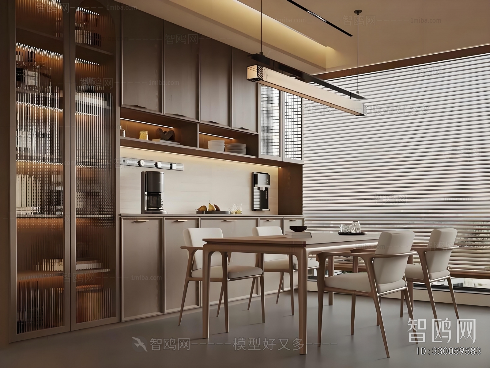 New Chinese Style Dining Room