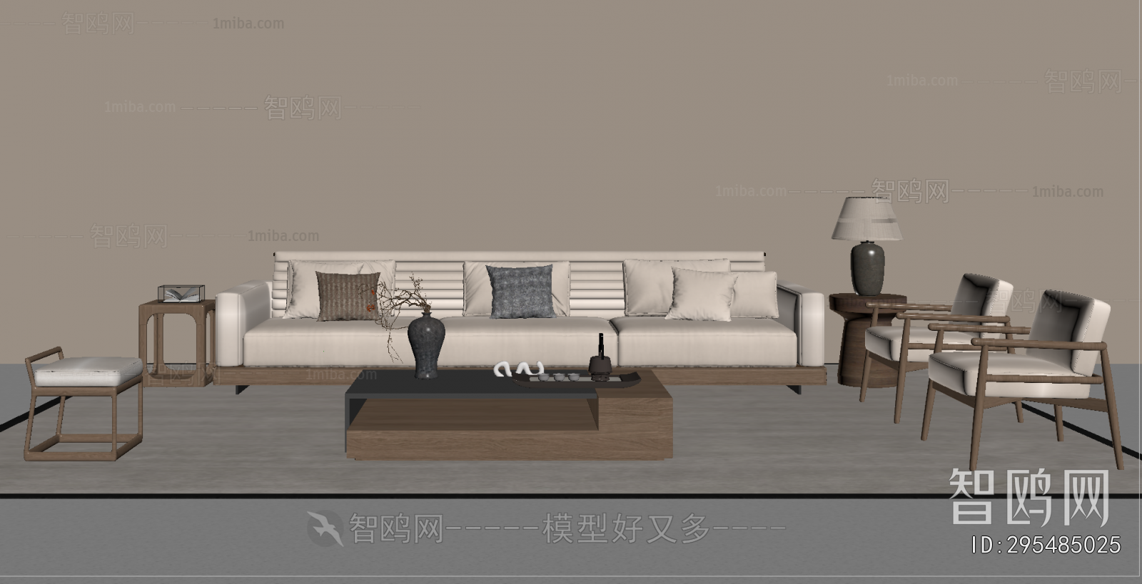 New Chinese Style Sofa Combination
