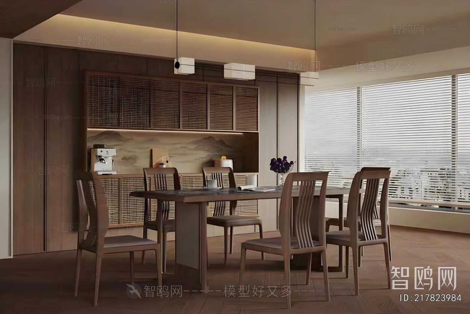 New Chinese Style Dining Room