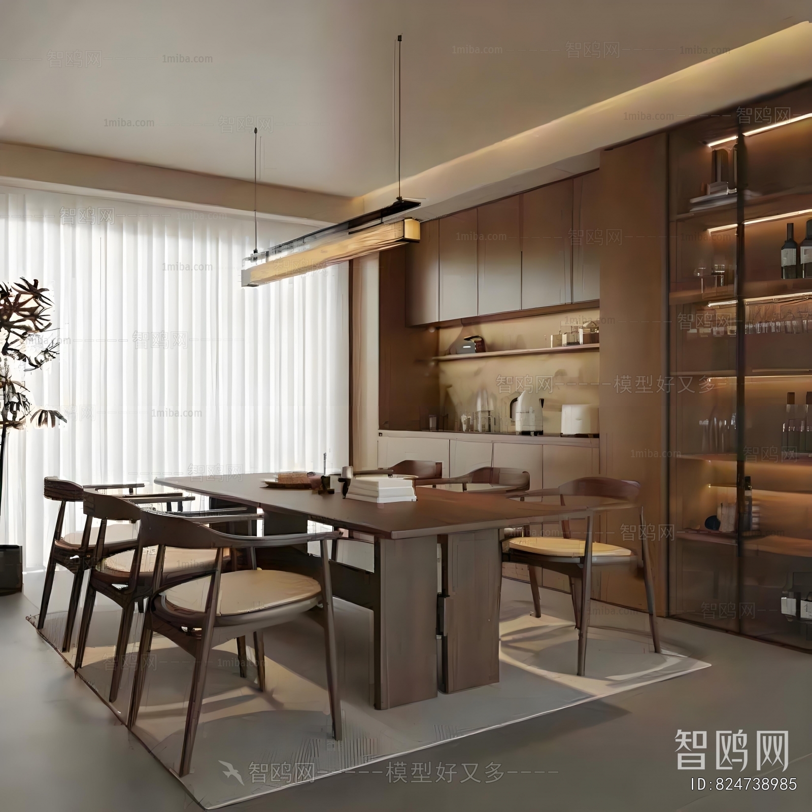 New Chinese Style Dining Room