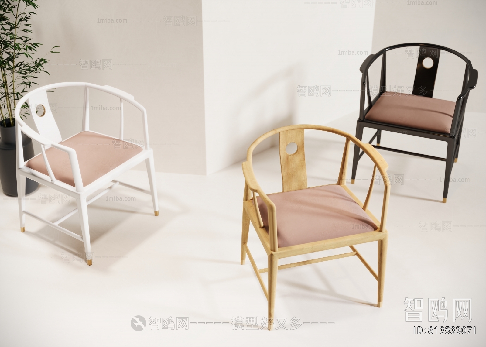 New Chinese Style Lounge Chair