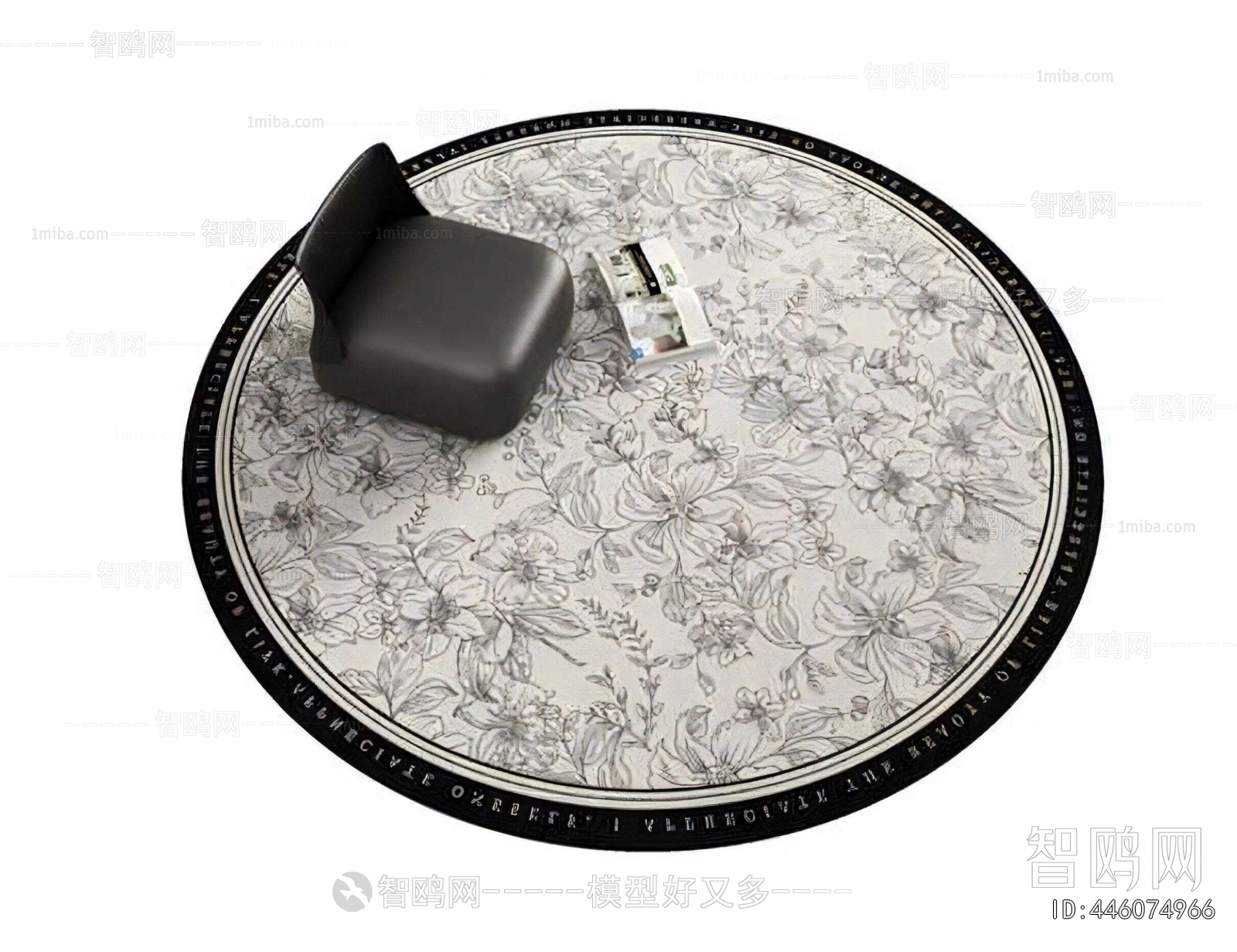 French Style Circular Carpet