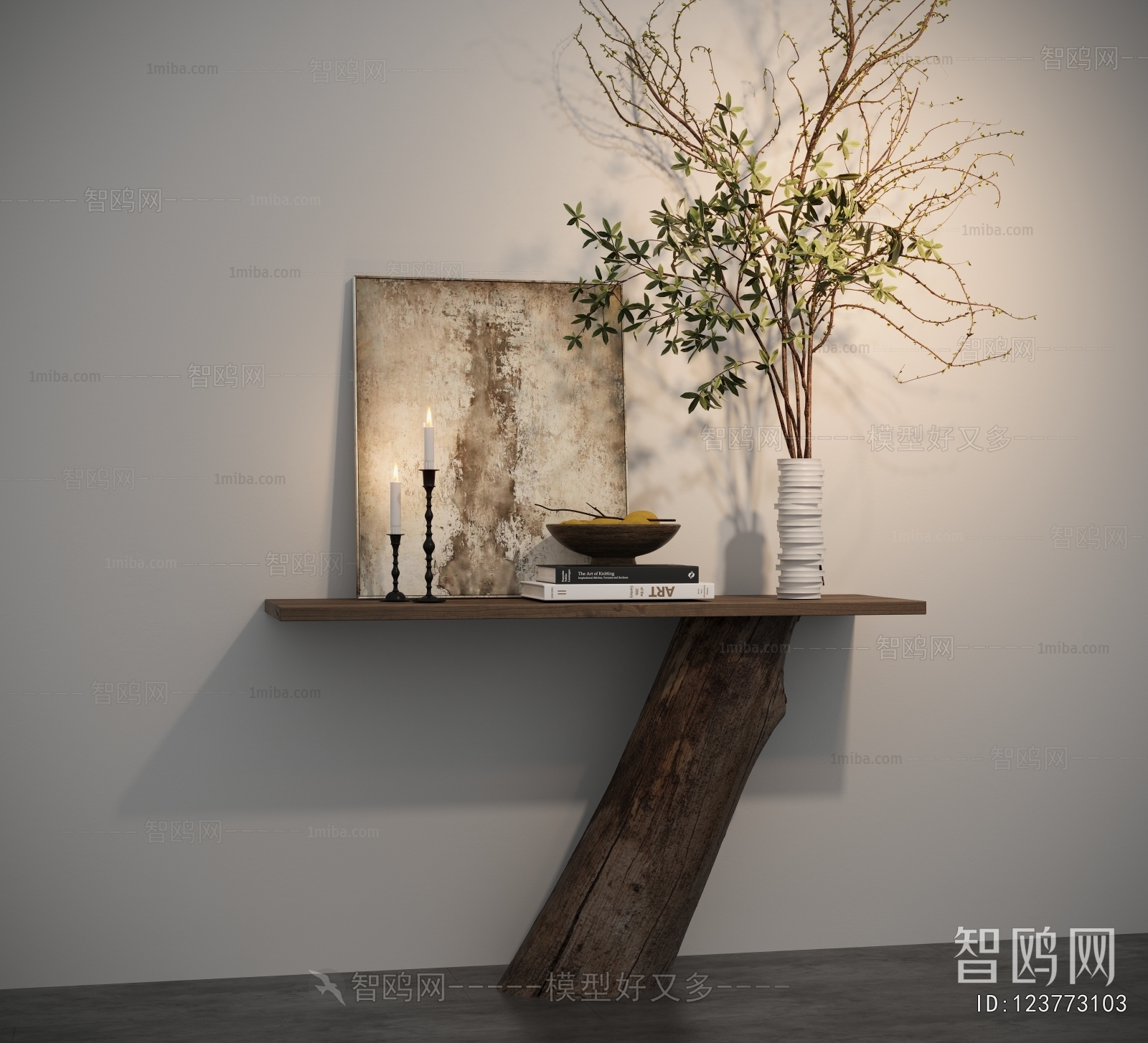 Wabi-sabi Style Console
